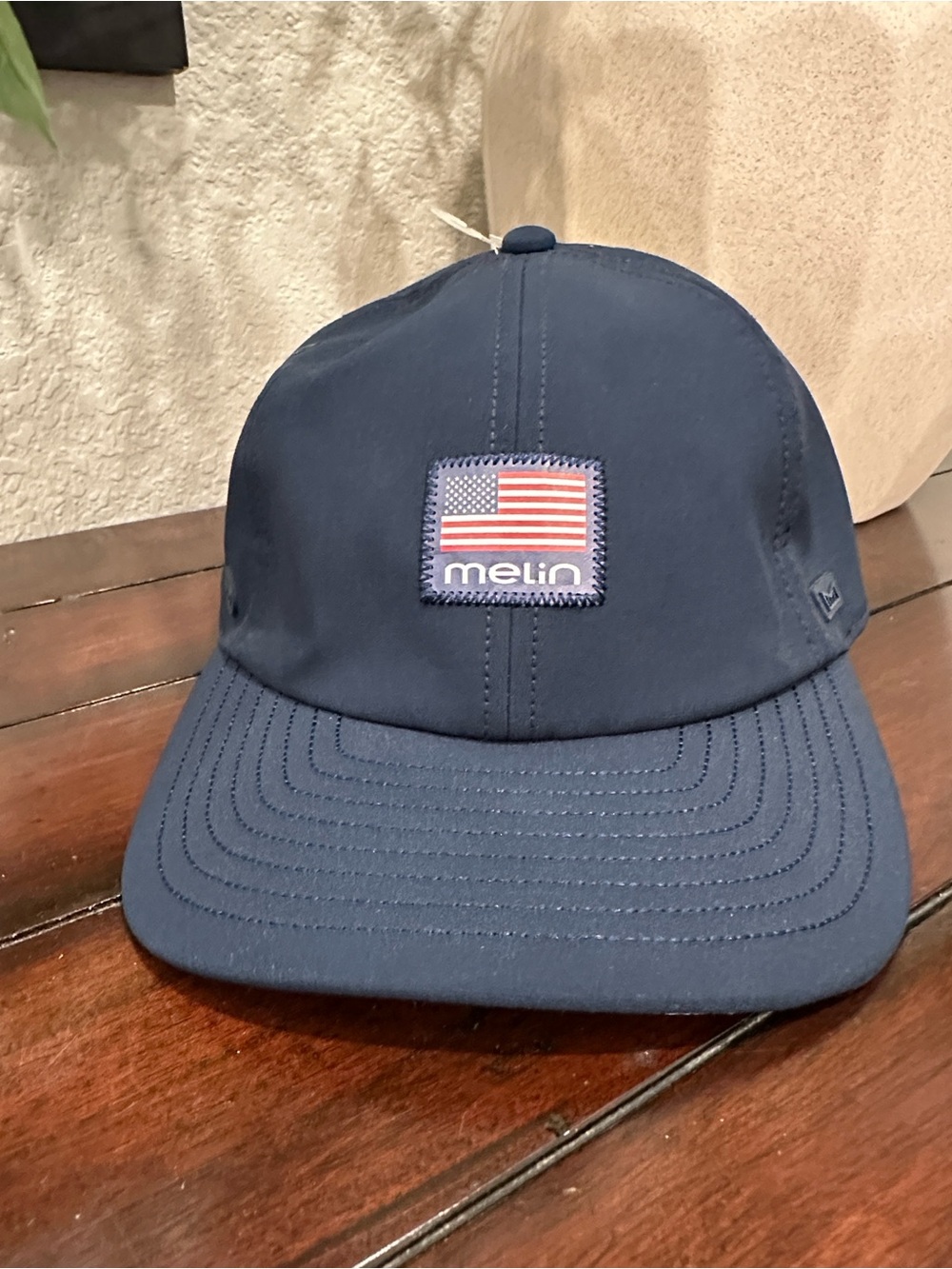 Melin Men's Navy Flag Patch Baseball Cap